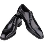 Men's Oxford Shoe Luxury Formal Dress Retro Shoes Casual Comfortable Genuine Leather Business Derby Lace Up Plain Toe Men Shoes Premium Series x2