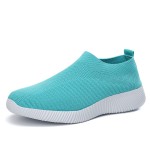 Womens Walking Shoes Mesh Casual Fashion Slip-on Lightweight Breathable Sock Shoes Non-Slip Hiking Shoes