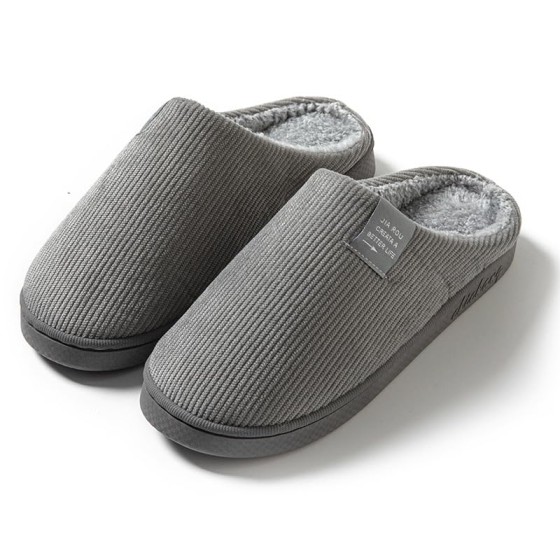 Unisex Mens Womens Memory Foam Scuff Slippers Casual Slip On Warm House Shoes Indoor/Outdoor Sandal Slippers With Rubber Sole