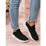 Womens Walking Tennis Slip On Sneakers Lightweight Casual Athletic Gym Travel Work Shoes