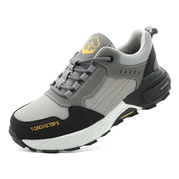 Steel Toe Shoes for Men Women Puncture Proof Safety Work Sneakers Lightweight Comfortable Indestructible Utility Shoes