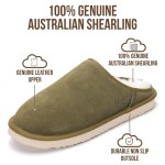 Sheepskin & Memory Foam Men's House Slippers by Project Cloud