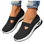 Orthopedic Shoes for Women 2025,Women's Soft Sole Mesh Comfort Wedge Sneakers Breathable Slip On Arch Support Non-Slip Comfortable Wide Width Summer Lightweight Knit Nurse Comfy Walking Sneak