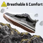 LAoutun Steel Toe Shoes for Men Women Safety Work Shoes Indestructible Steel Toe Sneakers Lightweight Work Shoes Toe Shoes