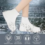 2Pcs Waterproof Silicone Shoe Covers – Non-Slip Elastic Unisex Rain Boots, Wear-Resistant for Outdoor Reusable Overshoes