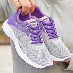 Womens Orthopedic Bowling Shoes，Comfortable Universal Slide Sole Breathable Lightweight Mesh Athletic Slip on Sneakers